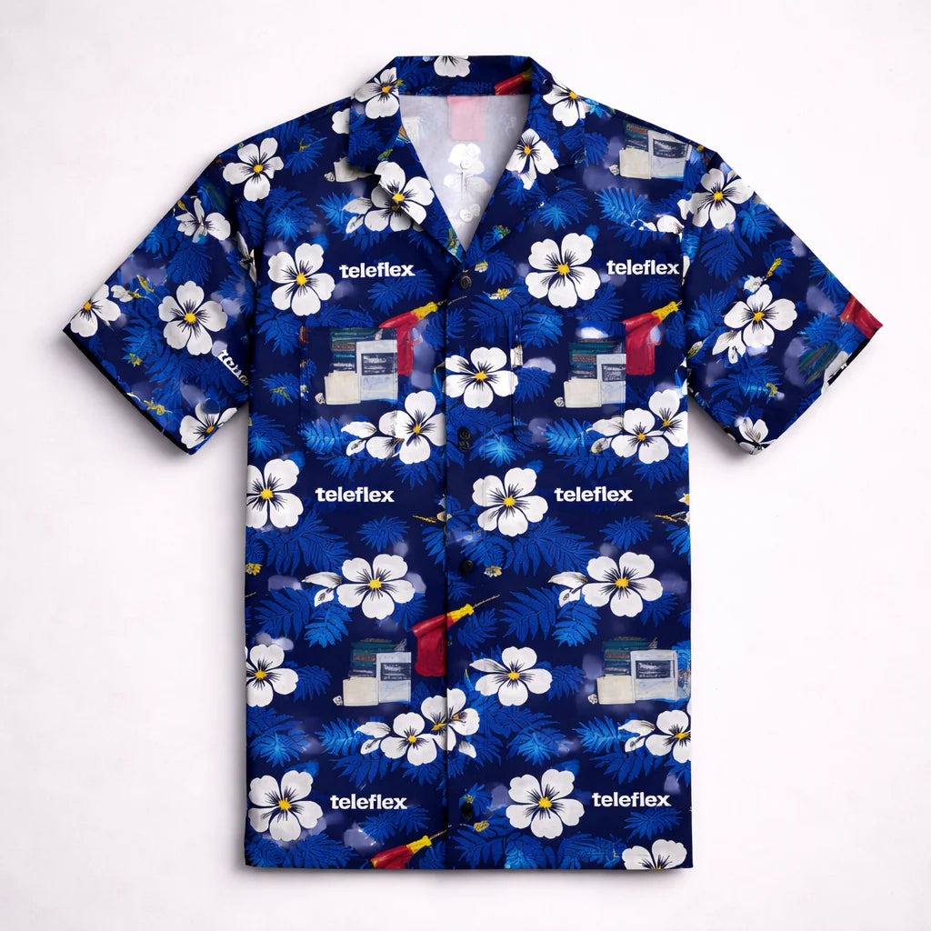 Own Branded Label On The Custom Hawaiian shirt